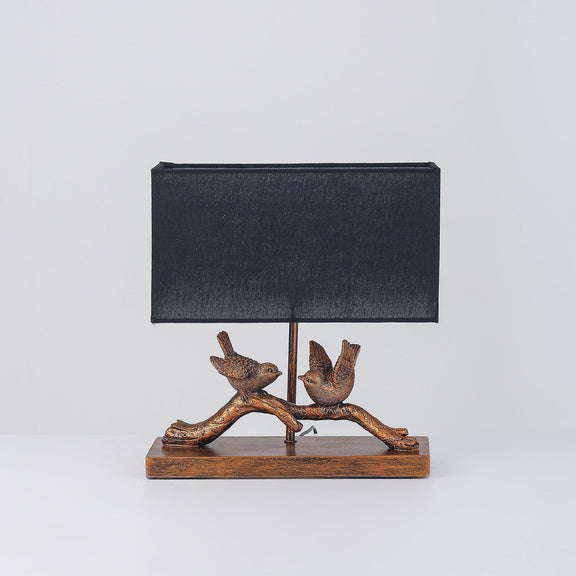 Birds on Branch LED Table Lamp 2.5W 3000K Brushed Gold & Black - LL-LED-37