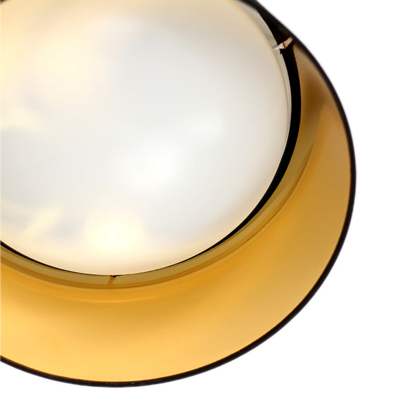 Flushella LED Flush Mount Light 10W 3CCT Black - LL002CL123B