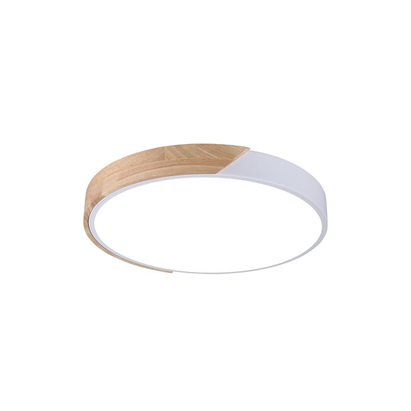 Celestia LED Large Flush Mount Light 24W 3CCT White - LL002CL124LW