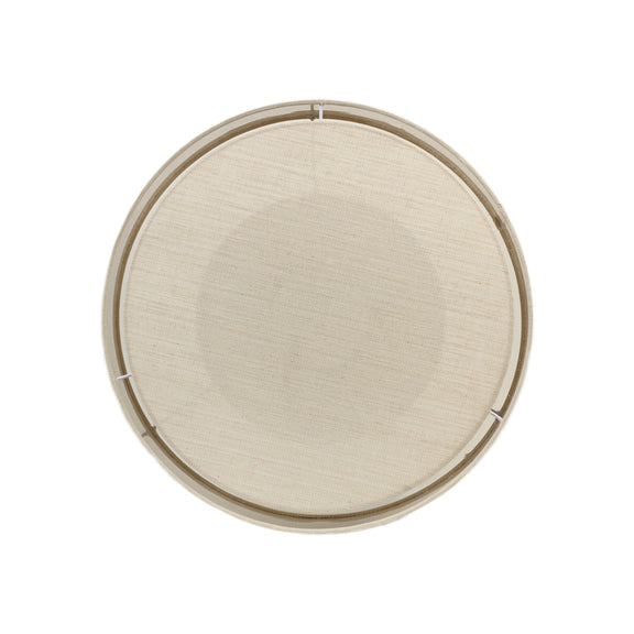 Linea Flush Mount Light White & Linen - LL002CL126
