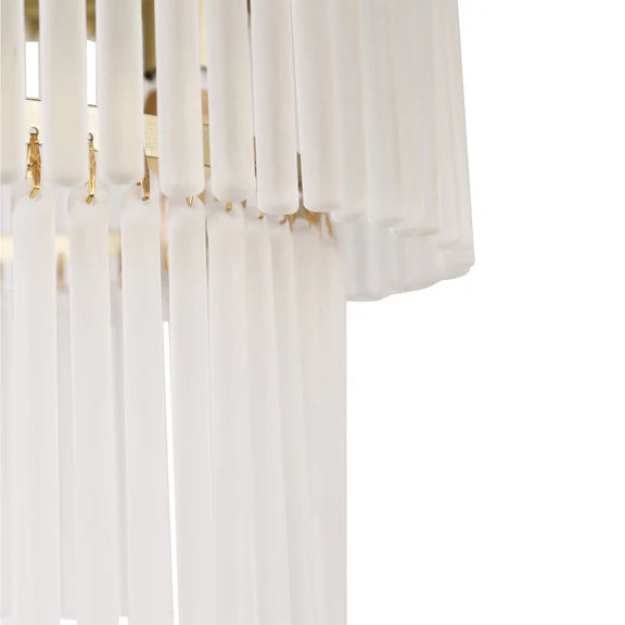 Greer Flush Mount Light Gold & Frosted Glass - LL002CL129