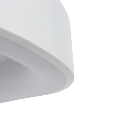 Hayley Small LED Flush Mount Light 24W Tri Colour White - LL002CL131SW