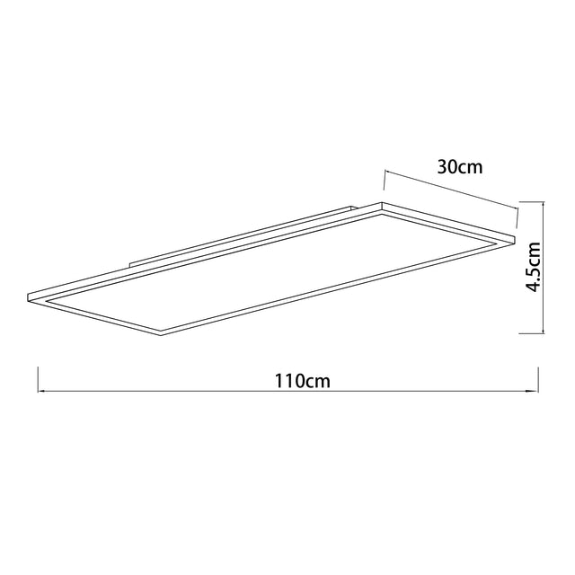 Maiken LED Large Panel Light 32W 3CCT White - LL002CL140L