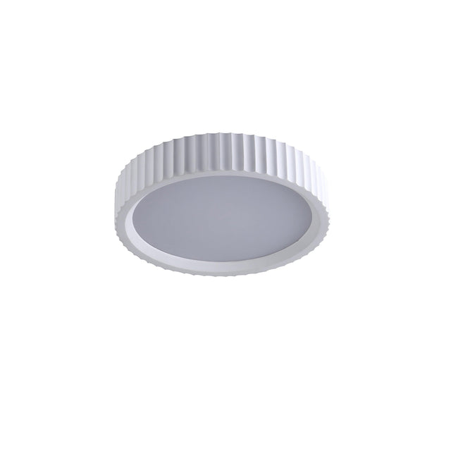 Mallory Plaster LED Small Ceiling Light 20W 3CCT White - LL002CL141S