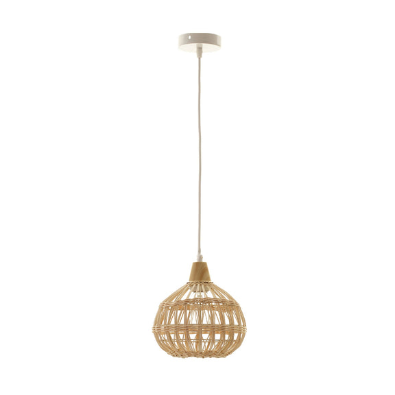 Loom Rattan Pendant Light Cream & Natural - LL002PL134