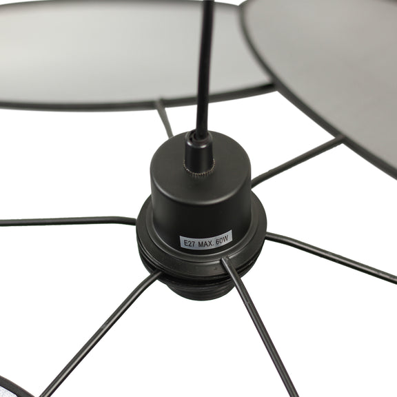 Flora Pendant Light Black - LL002PL137B
