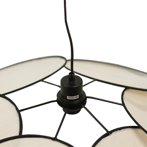 Flora Pendant Light White & Beige - LL002PL137BE