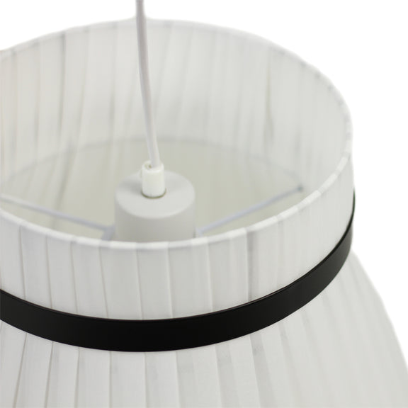 Bellina Large Bell Pendant Light White - LL002PL143L