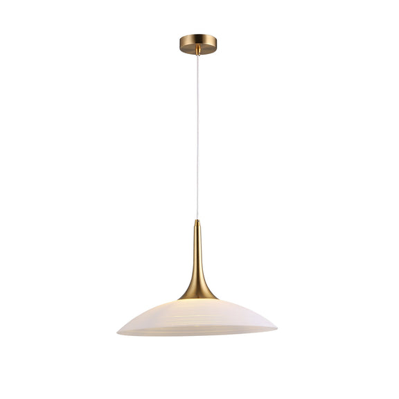 Discia Large Pendant Light Copper & White - LL002PL147L