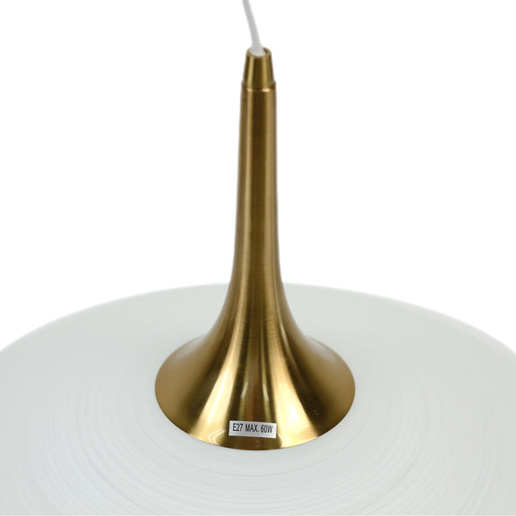 Discia Large Pendant Light Copper & White - LL002PL147L