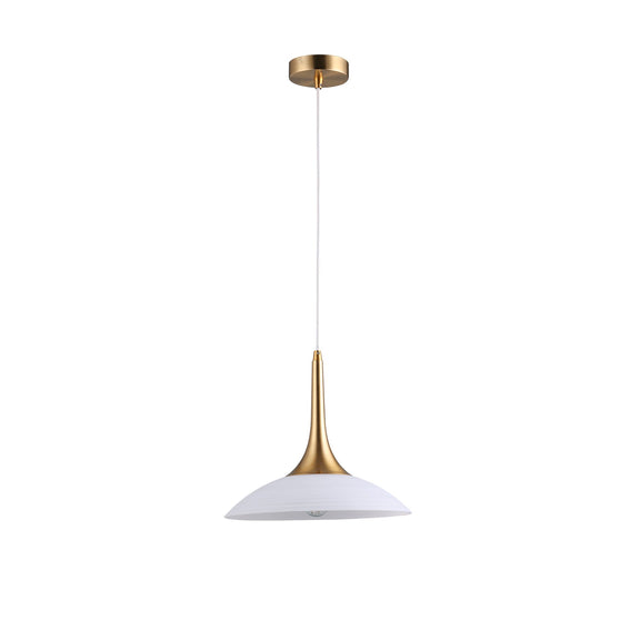 Discia Small Pendant Light Copper & White - LL002PL147S
