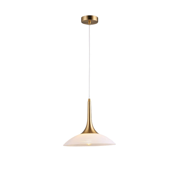Discia Small Pendant Light Copper & White - LL002PL147S