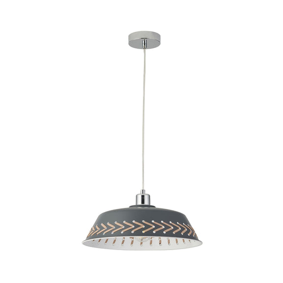 Wokson Pendant Light Grey - LL002PL151GR
