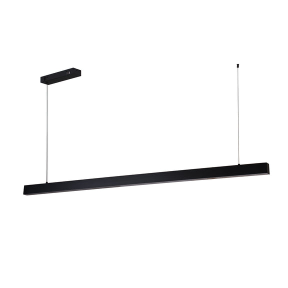 Maisie Large LED Pendant Light 45W Tri Colour Matt Black - LL002PL161LB