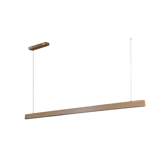 Maisie Small LED Pendant Light 40W Tri Colour Wood Grain - LL002PL161SN