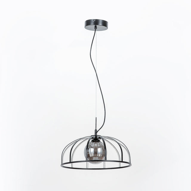 Calista LED Pendant Light 30W 3000K Black & Smoky - LL002PL171B