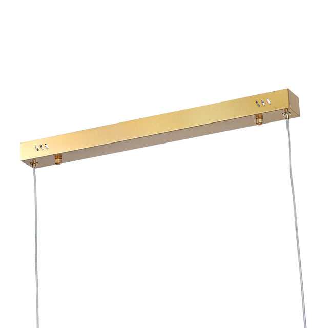 Apex LED Linear Pendant Light 38W 3CCT Brass - LL002PL173