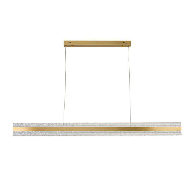 Apex LED Linear Pendant Light 38W 3CCT Brass - LL002PL173