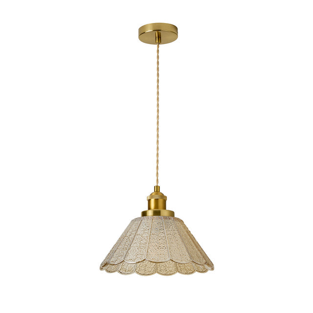 Sylvia Pendant Light Brass & Champagne - LL002PL174CH