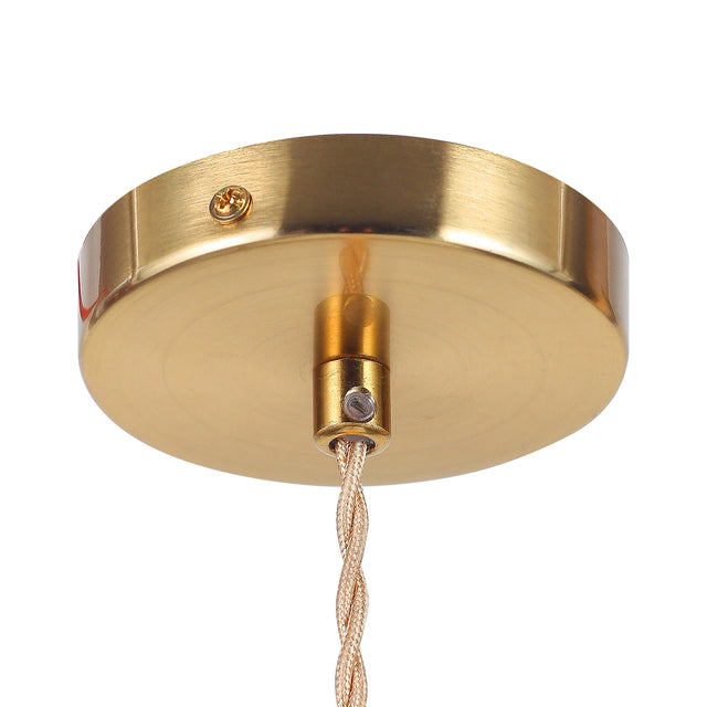Sylvia Pendant Light Brass & Champagne - LL002PL174CH