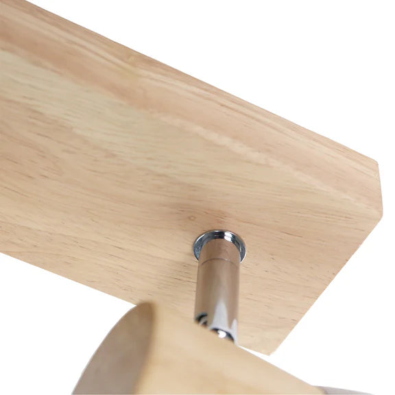 Rosalyn 2 Light Spotlight Gray & Timber - LL002SL002