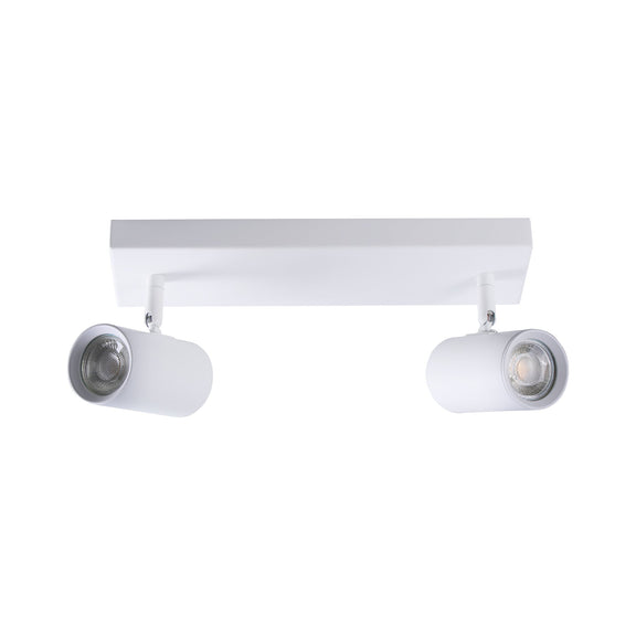 Brianna 2 Light Spot Light Matt White - LL002SL005W