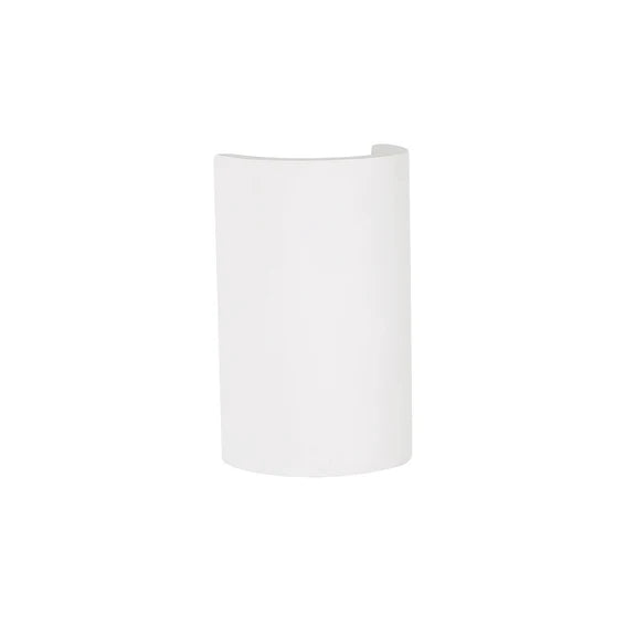Verda 2 Light Plaster Up & Down Wall Light White - LL002WL012