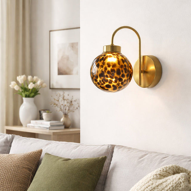 Rhea Rechargeable LED Wall Light 2W 3CCT Brass & Amber - LL002WL017AM