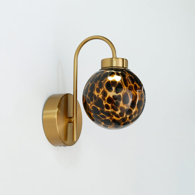Rhea Rechargeable LED Wall Light 2W 3CCT Brass & Amber - LL002WL017AM