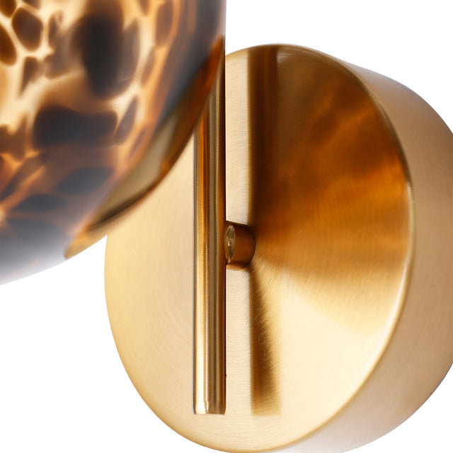 Rhea Rechargeable LED Wall Light 2W 3CCT Brass & Amber - LL002WL017AM