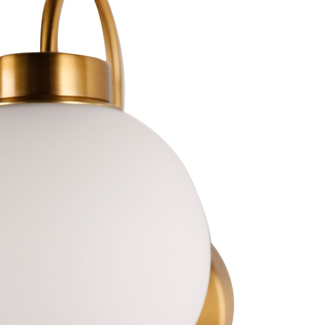 Rhea Rechargeable LED Wall Light 2W 3CCT Brass & Opal - LL002WL017W
