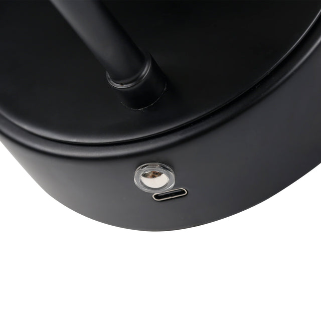 Clarissa Rechargeable LED Wall Light 2W 3CCT Matte Black & Linen - LL002WL018B
