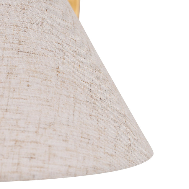 Rosalind Rechargeable LED Wall Light 2W 3CCT Brass & Linen - LL002WL019BR