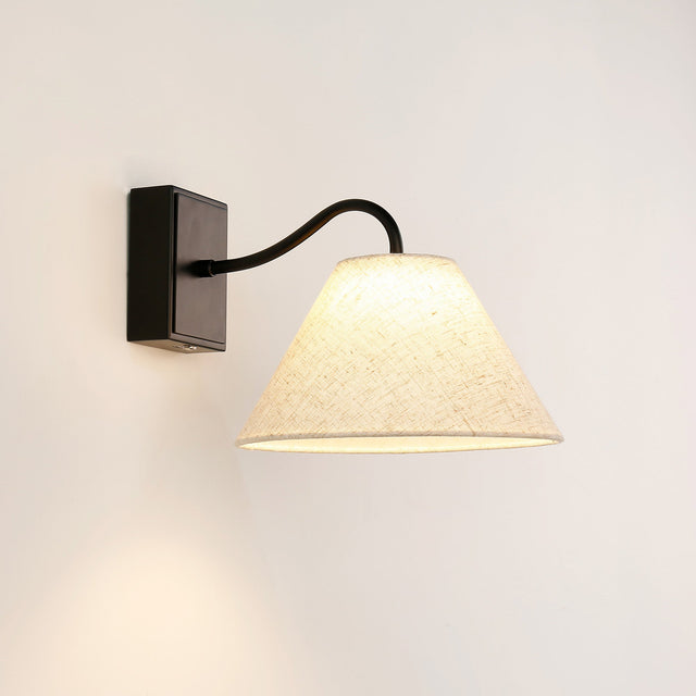 Rosalind Rechargeable LED Wall Light 2W 3CCT Matte Black & Linen - LL002WL019B
