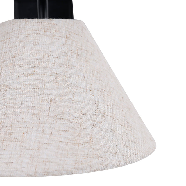 Rosalind Rechargeable LED Wall Light 2W 3CCT Matte Black & Linen - LL002WL019B