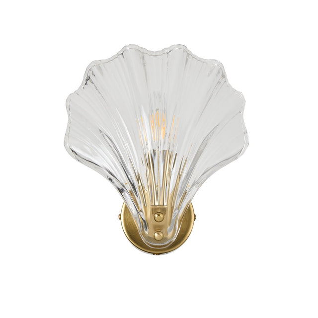 Aurora Wall Light Brass & Clear - LL002WL022C