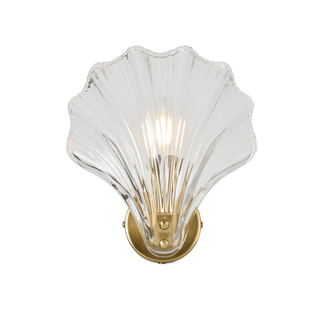 Aurora Wall Light Brass & Clear - LL002WL022C