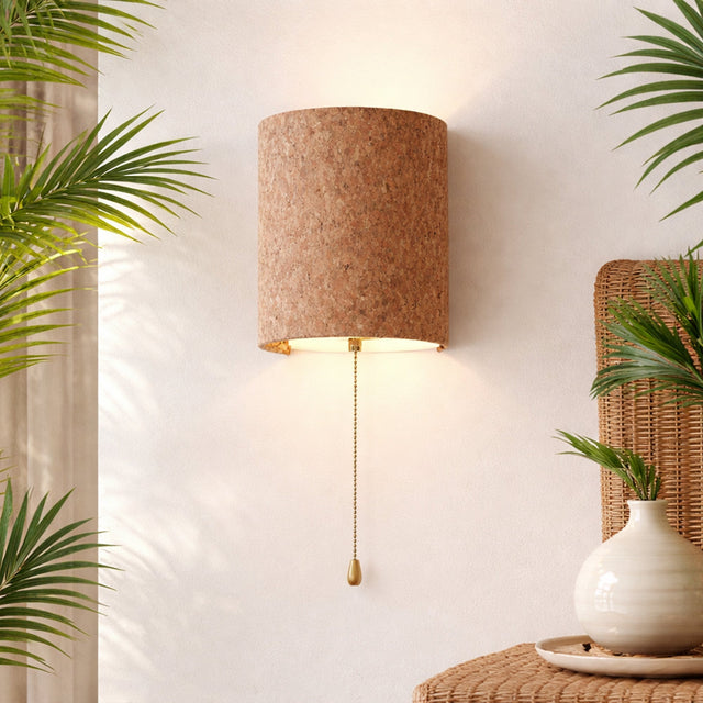 Zella Pull Cord Wall Light White - LL002WL023