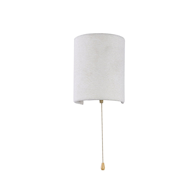 Teevan Pull Cord Wall Light White - LL002WL024