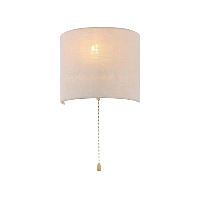 Reese Pull Cord Wall Light White - LL002WL025