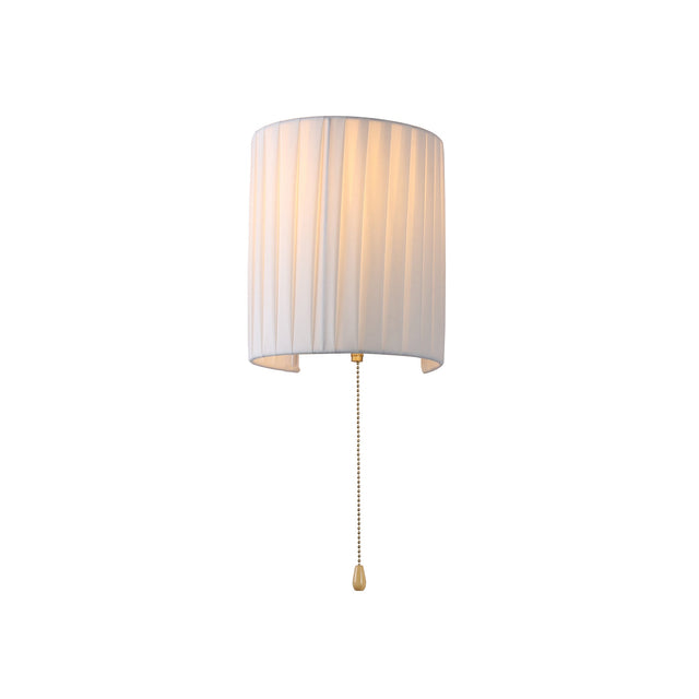 Willow Pull Cord Wall Light White - LL002WL026