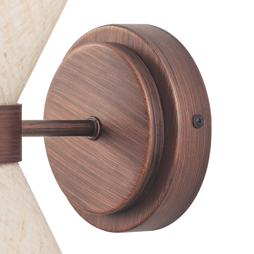 Viviana Wall Lamp Brushed Bronze & Linen - LL002WL031