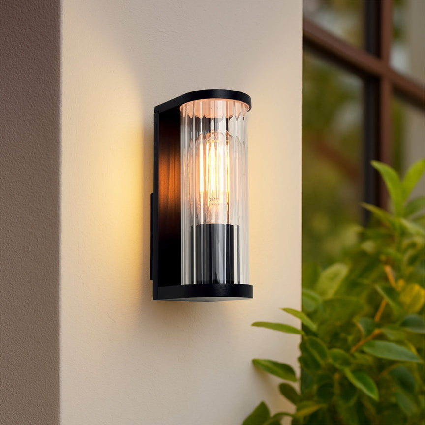 Arlo Exterior Wall Light Black - LLOL001