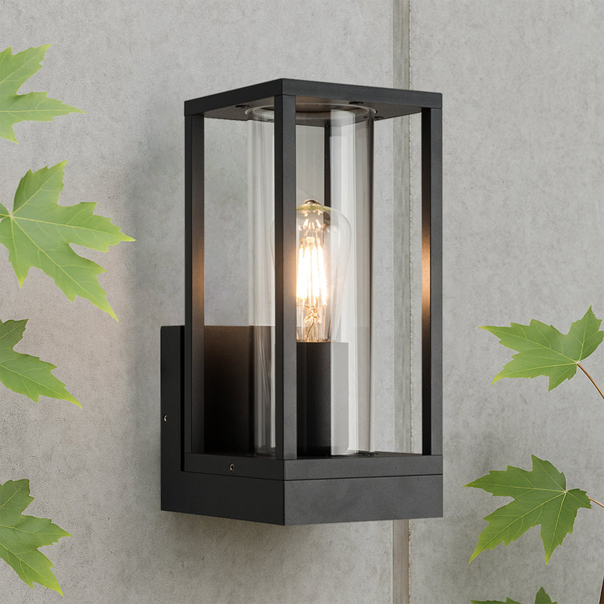 Arlo Frame Exterior Wall Light Black - LLOL003