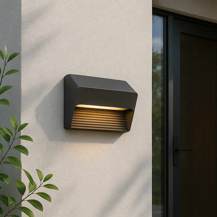 Nexa LED Exterior Wall Light 12.5W 3000K Black - LLOL005