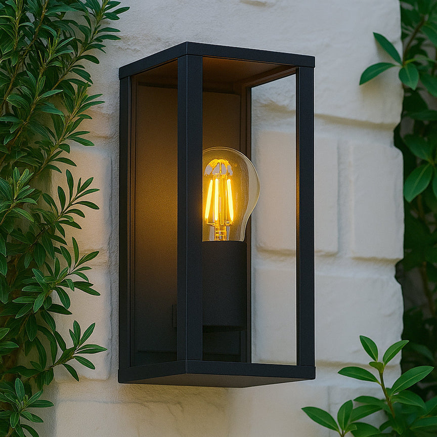 Zyra Exterior Wall Light Black - LLOL007BK