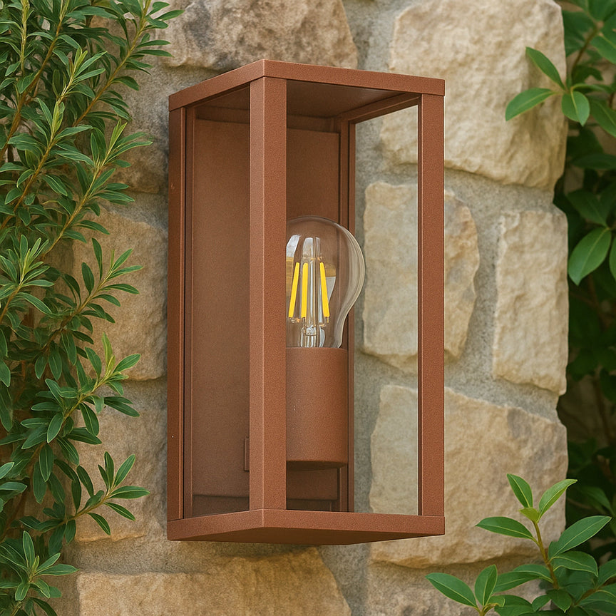 Zyra Exterior Wall Light Rusty - LLOL007R