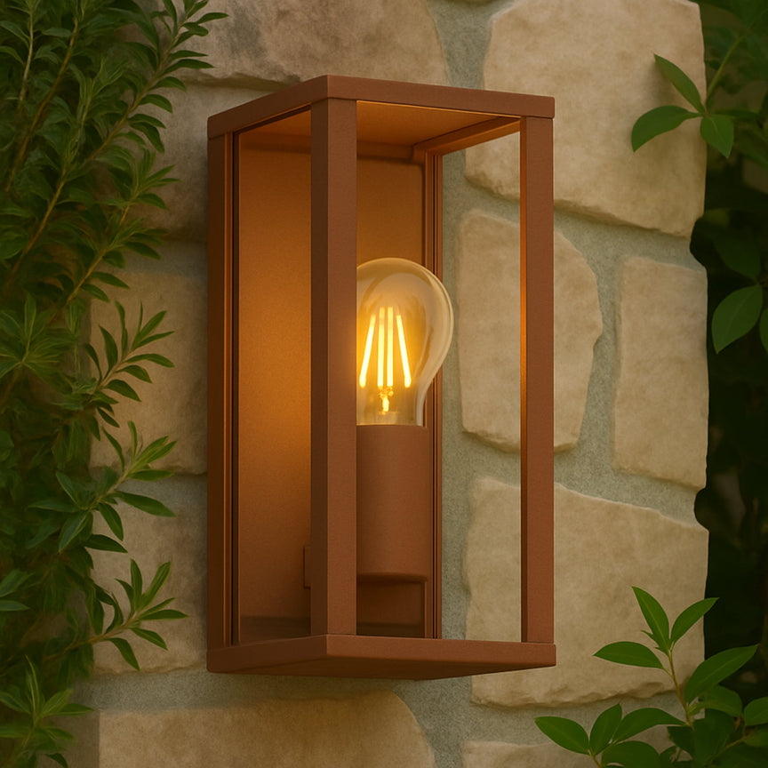 Zyra Exterior Wall Light Rusty - LLOL007R