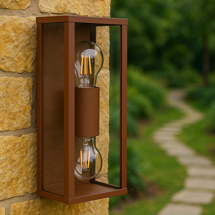 Zyra Up & Down Wall Light Rusty - LLOL008R