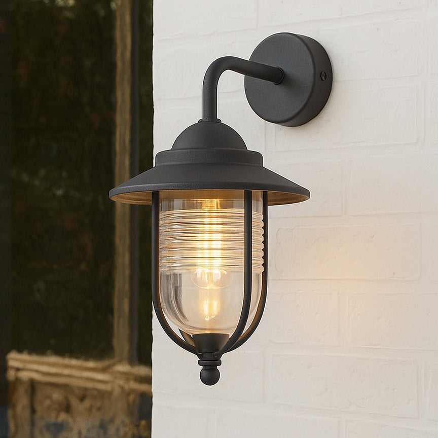 Elvo Exterior Wall Light Charcoal - LLOL011GR
